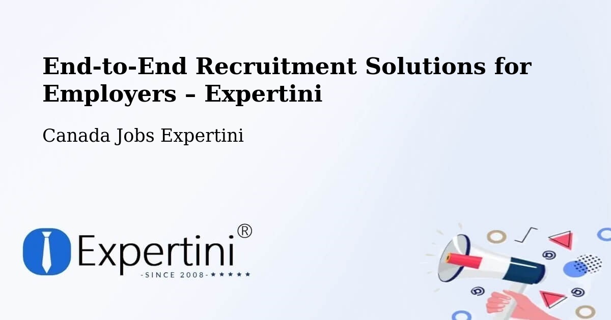 Recruitment Solutions for Employers – Hamilton - Hamilton, Canada Jobs Expertini